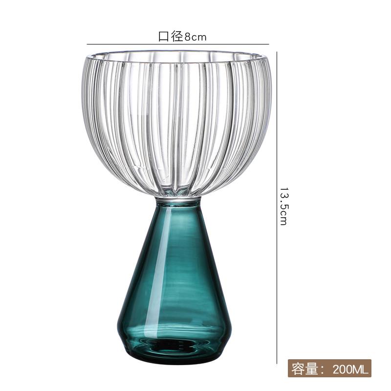 Lead-free Glass High-footed Red Wine Glasses Wine Cups Glass Cups European Style Wine Glasses 1PCS