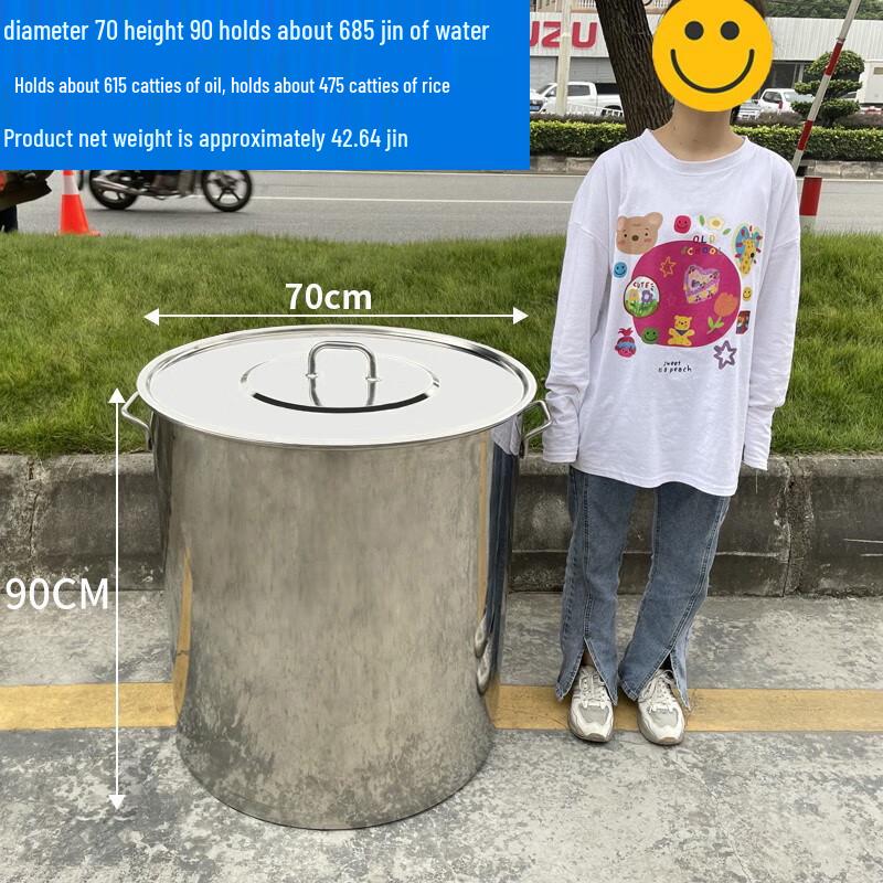 Толстостенное круглое ведро из нержавеющей стали Jingduzhixing