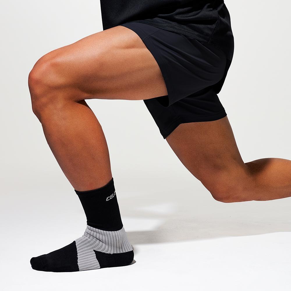 Selbeolin Taping Pro Level Short Mid-Cut Men'S 2-Pack