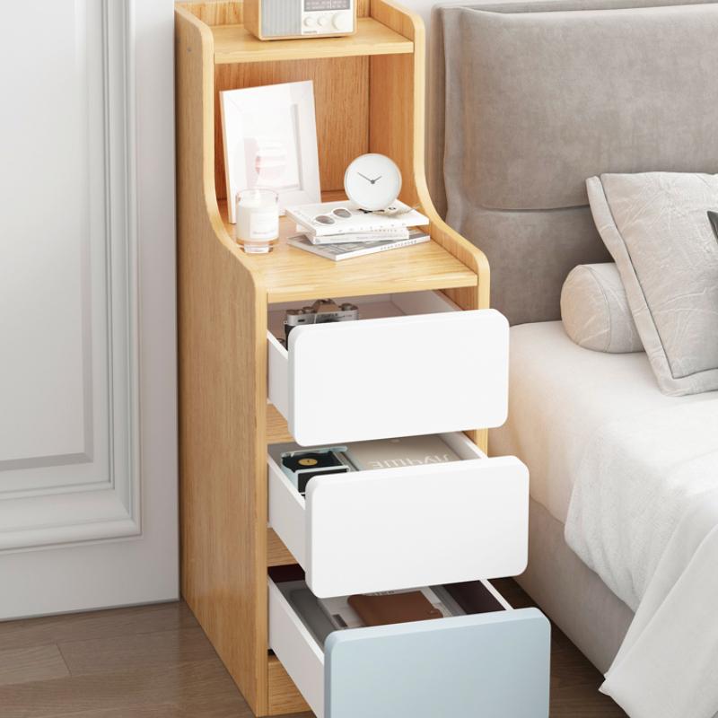 Bedside Table Simple Modern Bedroom Small Ultra-narrow Bedside Cabinet Rental Room Small Cabinet Simple Bedside Rack