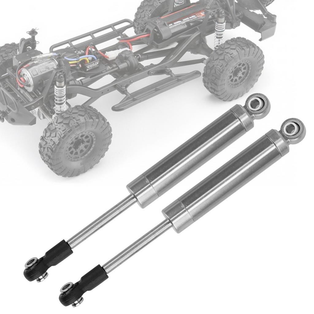 2pcs 102mm Aluminium Alloy Shock Absorber Damper Fit for HPI VENTURE FJ RC Crawler(Silver)