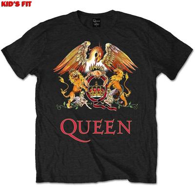Queen Herren Damen Erwachsenen Kinder T-Shirt Klassisches Wappenlogo Kostenloser Versand