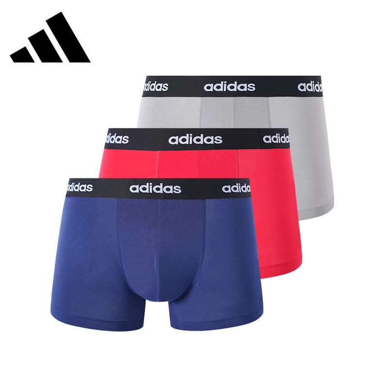 ADIDAS Men's 95% Cotton Quick-Dry Sports Briefs Multi-Pack