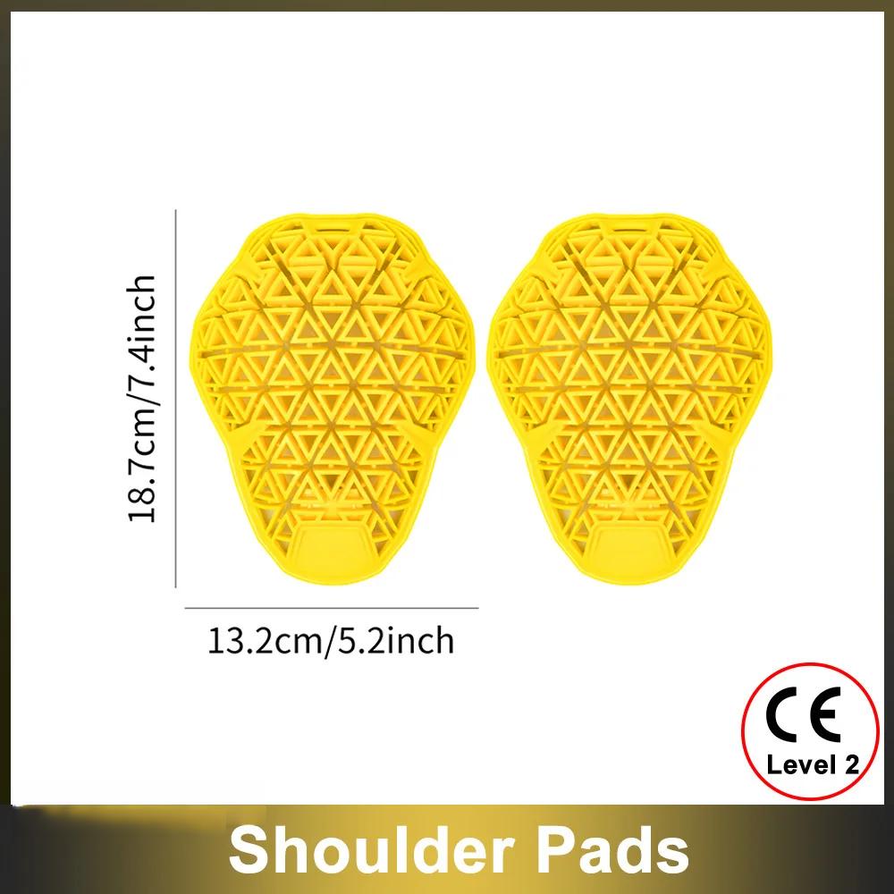 WOSAWE Motorcycle Armor CE certified Jacket Insert Back Protector Chest Knee Protector Shoulder Pads Elbow Pad CE Certified One Size
