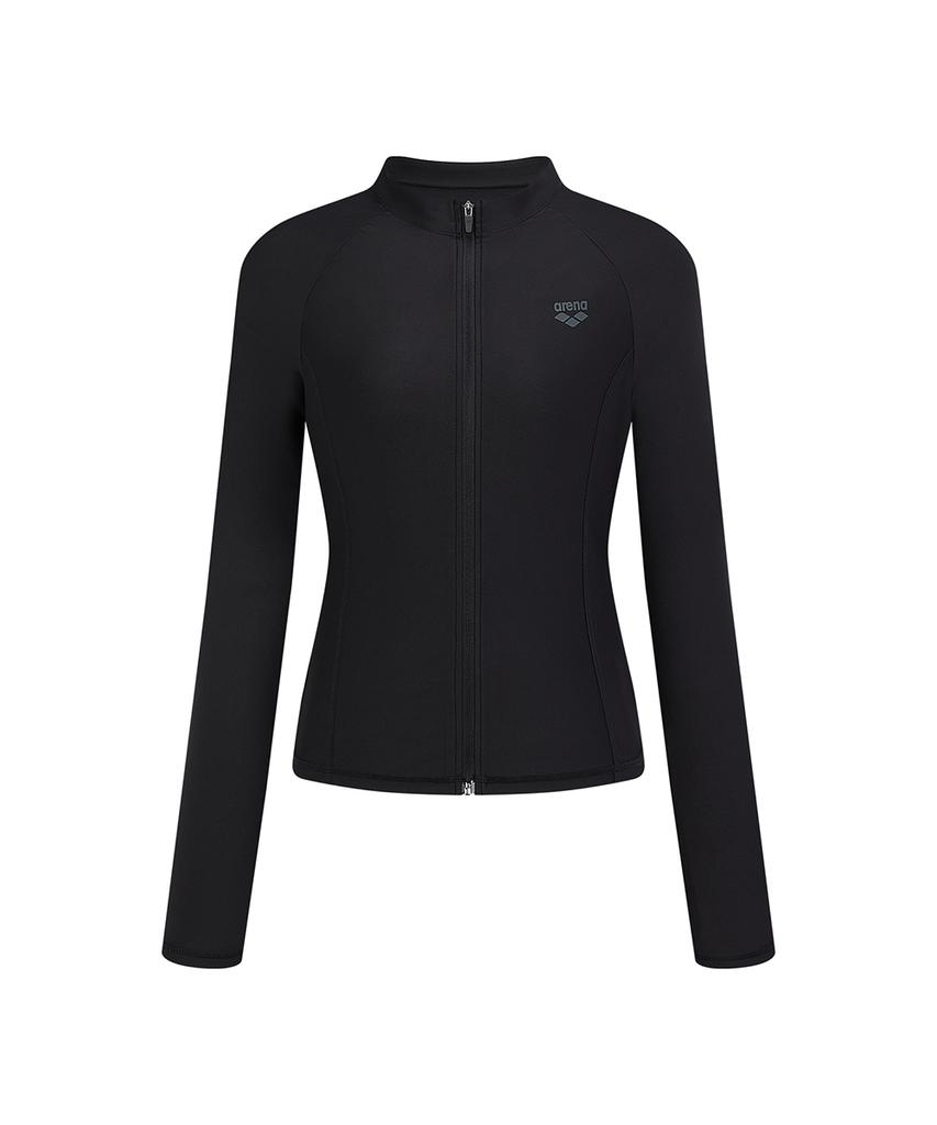 Alena Core Women'S Regular Fit Zip-Up Rash Guard A6Bl1Qr 41Blk