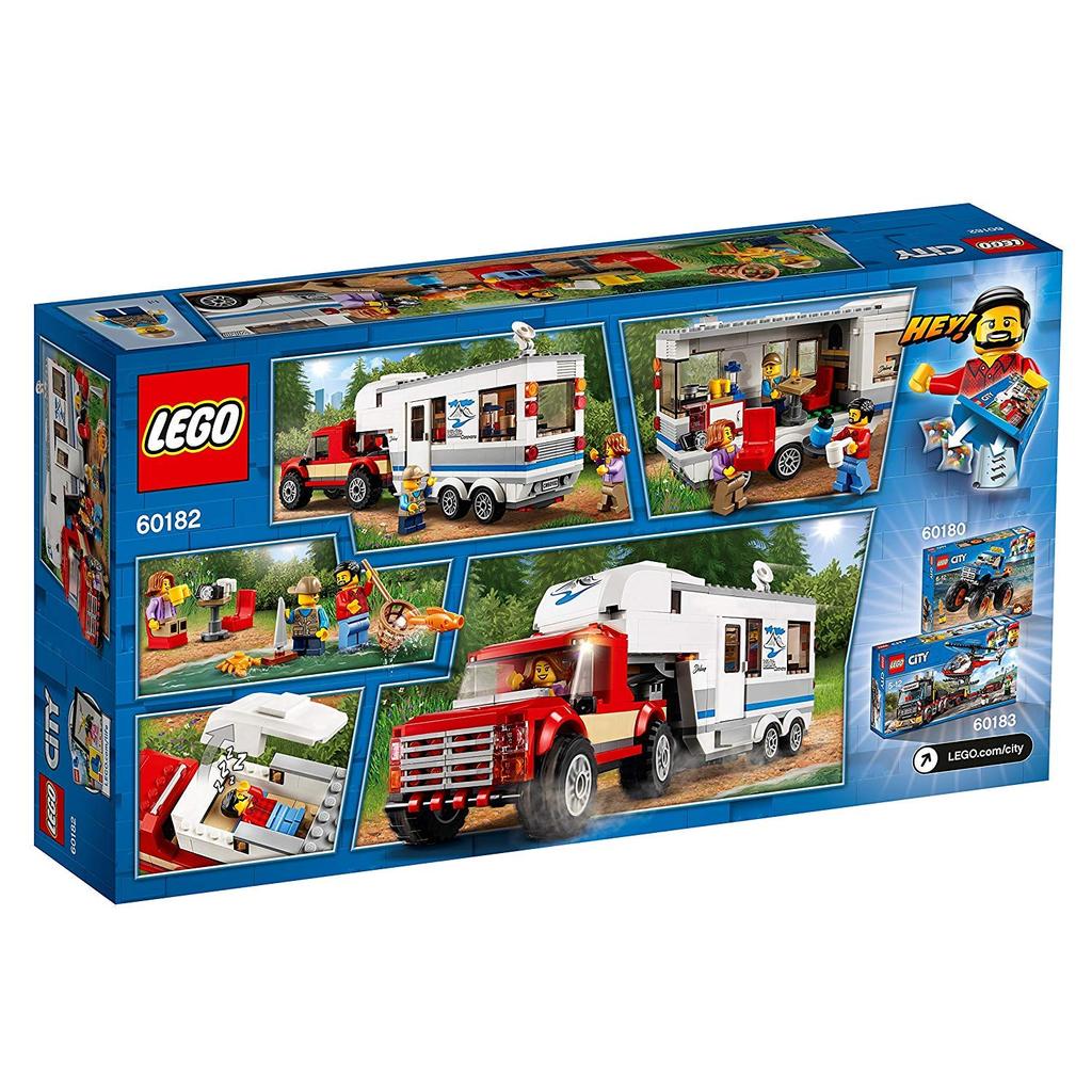 LEGO City Camping Van and Pickup Truck 60182 Blocks Toys for Boys