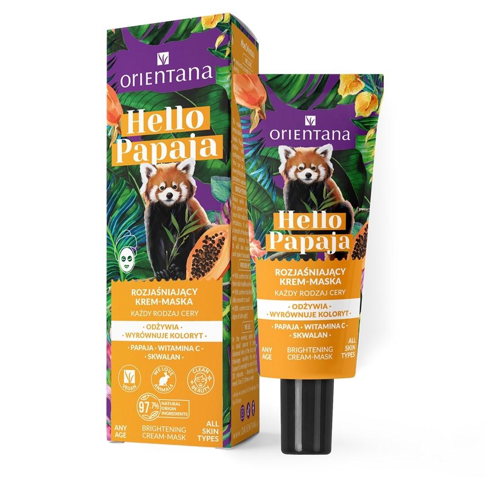 

ORIENTANA - HELLO PAPAJA Rozjaśniający krem-maska Witamina C Skwalan, 40ml