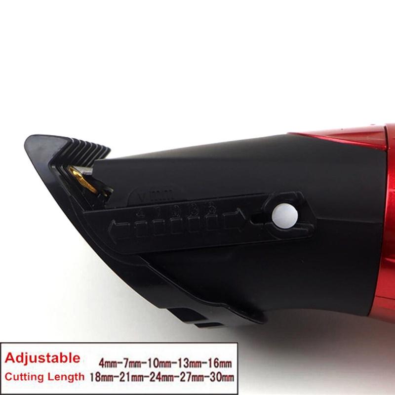 Přenosný bezdrátový dobíjecí elektrický zastřihovač vlasů, nastavitelné zastřihování vlasů, kadeřnictví