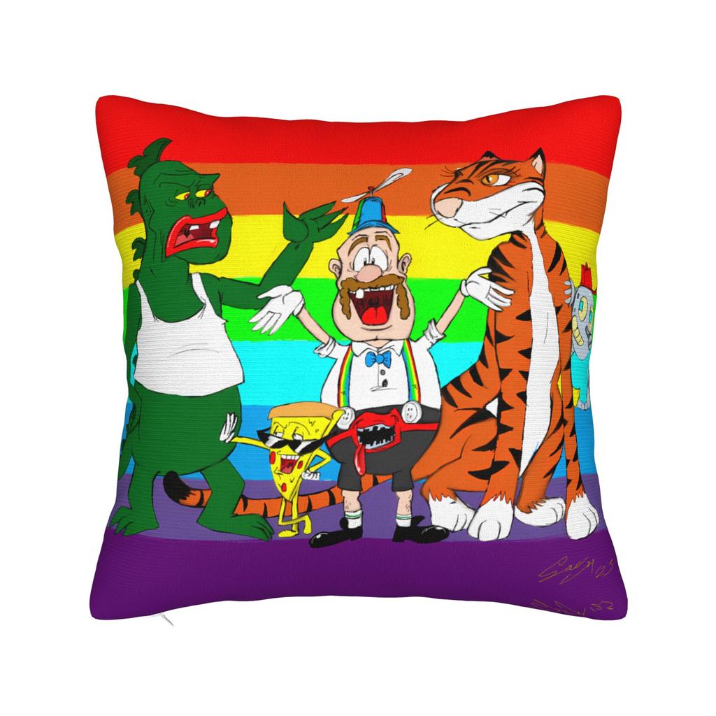 Uncle Grandpa Pillow Cover Cute Funny Pillow Case For Sofa Car Home Decor Soft Cushion Cover Gift Idea
