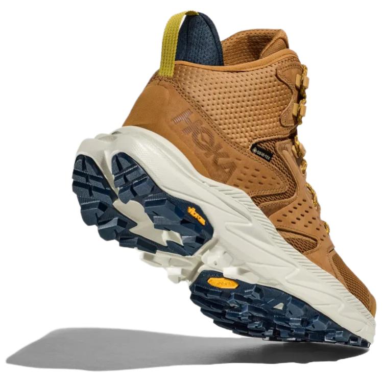 HOKA One One Anacapa 2 Mid Gore-Tex Carbon Black Herren-Sneaker Honey Celadon-Tint 1141633-HYC