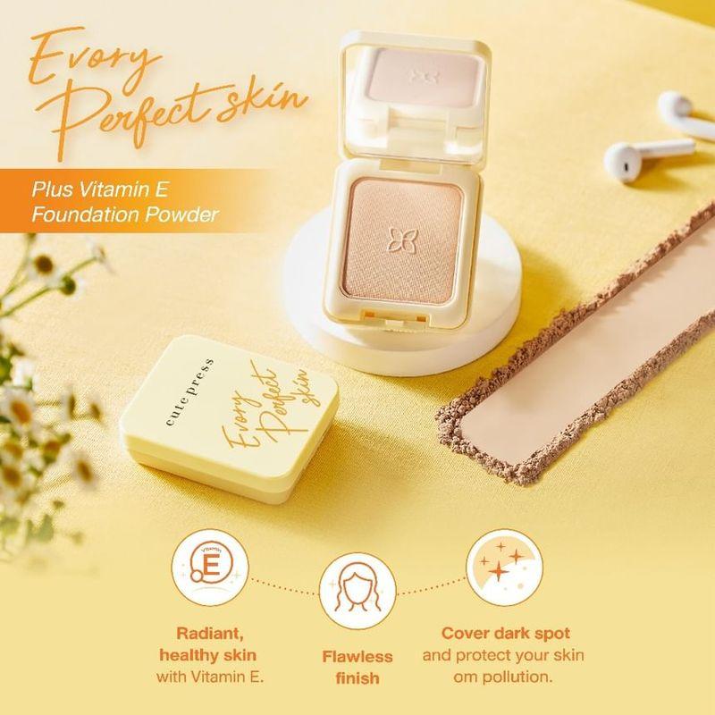Cute Press - Evory Perfect Skin Plus Vitamin E Foundation Powder