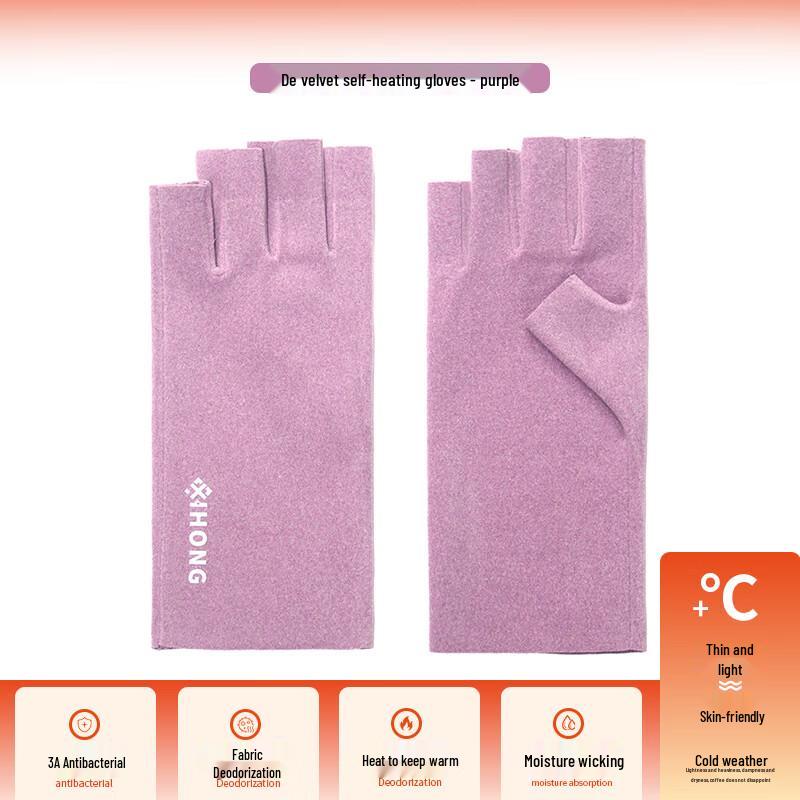 Women s Warm Fingerless Touchscreen Gloves