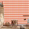 Harlequin Diamonds Wallpaper Peach and White for Living Room and Bedroom 50x1000