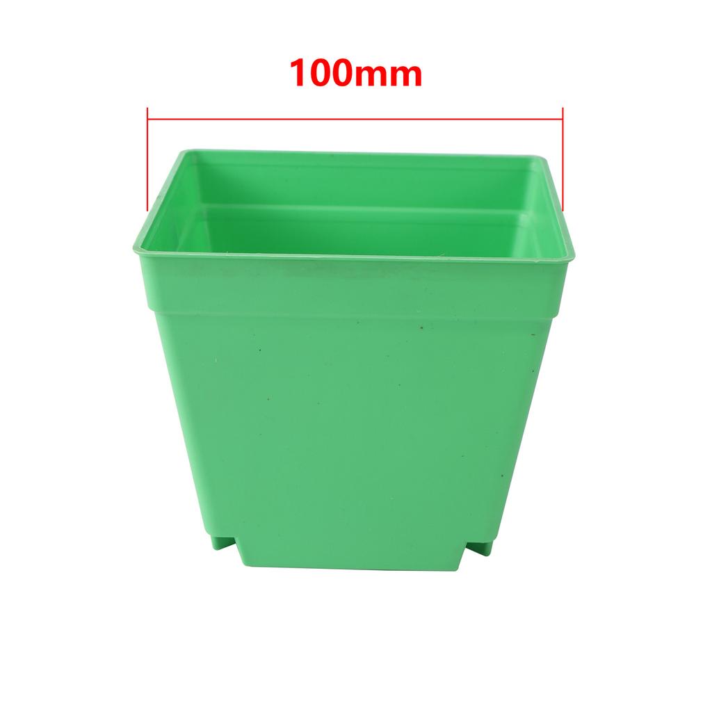 Mini Square Flower Pots Colorful Succulent Seedling Trays Plastic Nursery Planters DIY Plant Grow Boxes Garden Home Office Decor