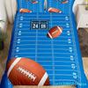 Boys Rugby Sports Duvet Cover Queen Football Bedding Set Ball Sport Comforter Cover Black Tie Dye Quilt Cover With 2 Pillowcases