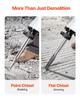 Demolition Jack Hammer, 2800 W Powerful Electric Jackhammer, 1200 BPM Concrete Breaker with a Point Chisel, a Flat Chisel, Carrying Case, Gloves, for