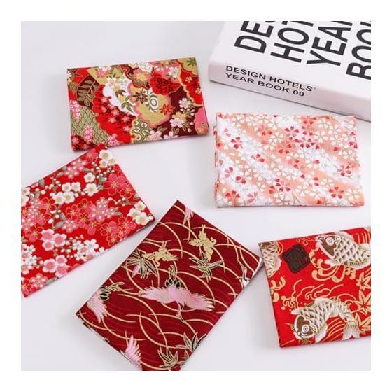 Red Crane Tsumami Zaiku Hair Accessory, Japanese Style Ribbon Hairpin for Kimono, Formal Occasions, Weddings, Coming-of-Age Ceremonies, Graduations,