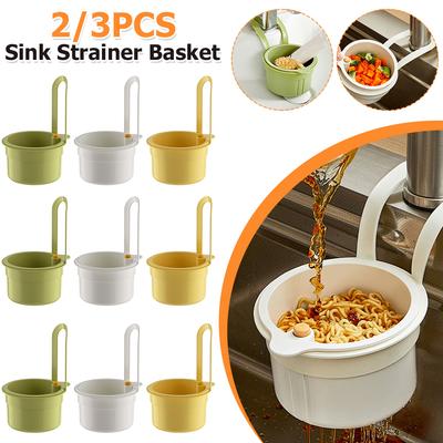 Faucet Hanging Filter Basket Kitchen Sink Strainer Food Waste Catcher Kitchen Draining Basket Fruit Vegetable Drainer Rack