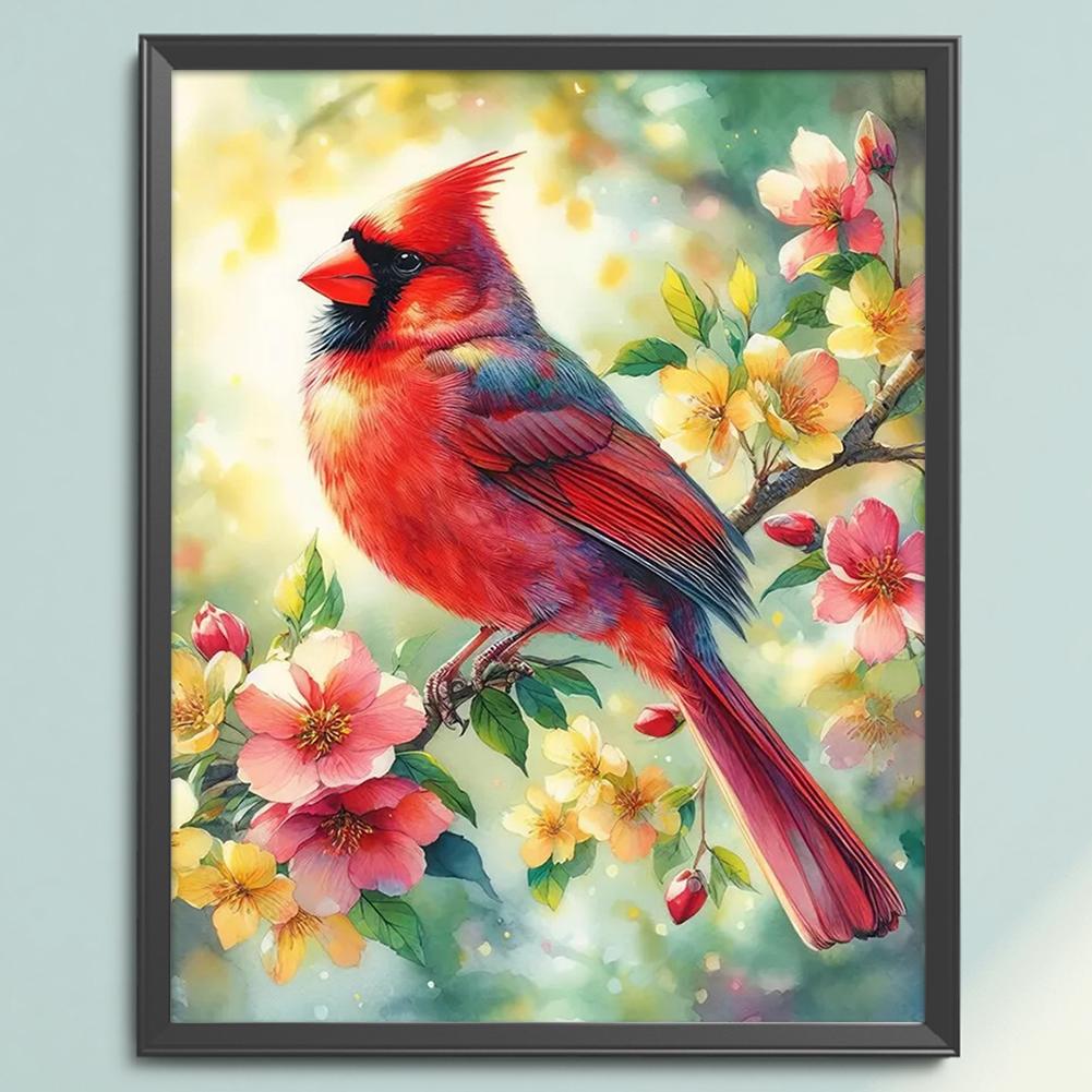 - Komplettes Stickerei-Kreuzstichset aus Öko-Baumwolle 11 CT bedruckt Vögel Art.