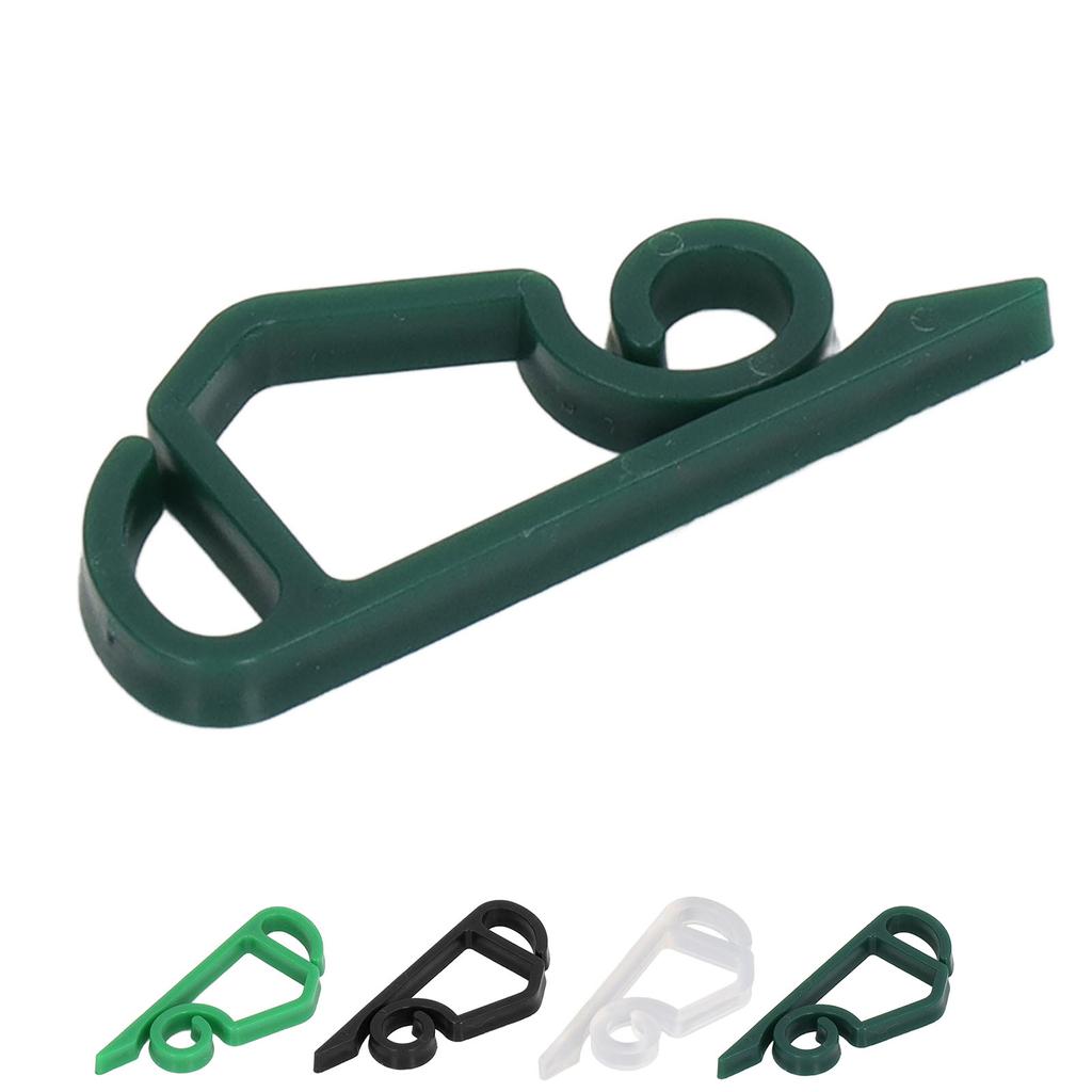 100 Stück Weihnachtslichter Rinnenklemmen Wiederverwendbare Wasserdichte Frostfeste Kunststoff Rinnenklemmen Lichterkette