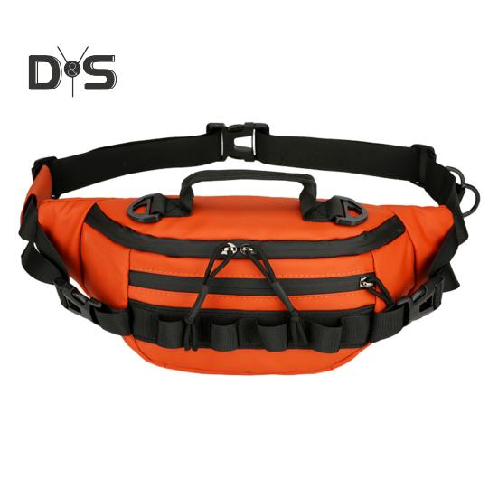 Rybářské potřeby Pasová taška Vodotěsná Oxford Cloth Velkokapacitní přenosné outdoorové rybářské příslušenství Organizér Fanny Pack Chest Sling Pouch