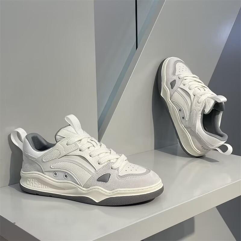 Kids Shoes Mens Fashionable Thick Sole Sneakers White Casual Sport Shoes Youth Outdoor Wear