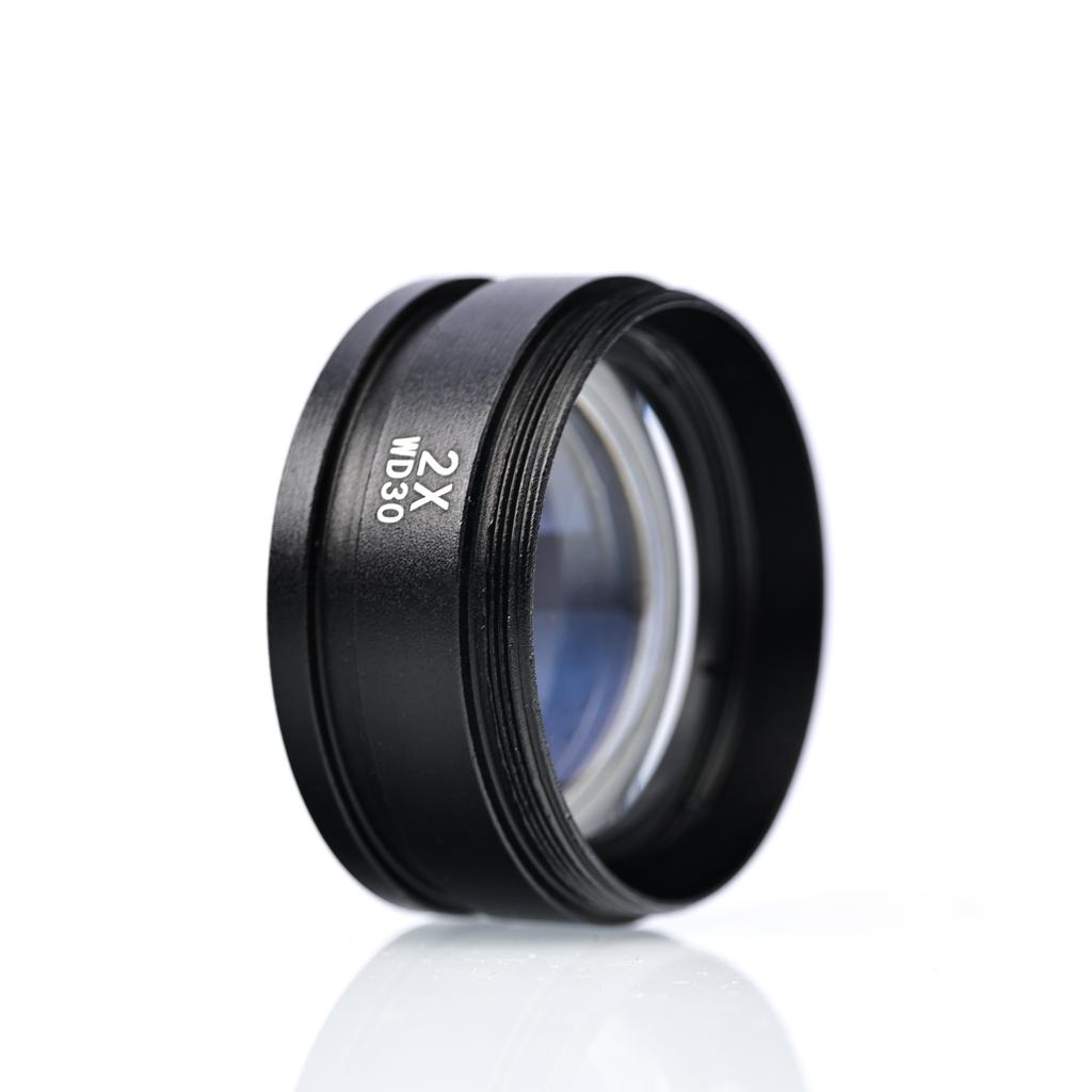 Rosfix Objektiv für Stereomikroskop 2x – Vergrößerung 2X | Arbeitsabstand 30mm | Gewinde 48mm