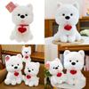 West Highland White Terrier Plush Toy Pp Cotton Filling Children Playroom Decor