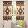 2 Pieces of Retro Bohemian Aztec Printed Curtains   Bedroom and Living Room   Home Decoration   Room Decoration