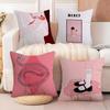 Band S-Sir Chloe Cushion Cover Soft Plush Fabric Double-Sided Printed Sofa Cushion Cover for All Seasons Home Decor Gift