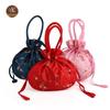 Unsichtbare Tragetasche Retro Kordelzug Stickerei Rucksack Schmuck Zugbeutel Schmuckring Leere Tasche Aufbewahrungstasche