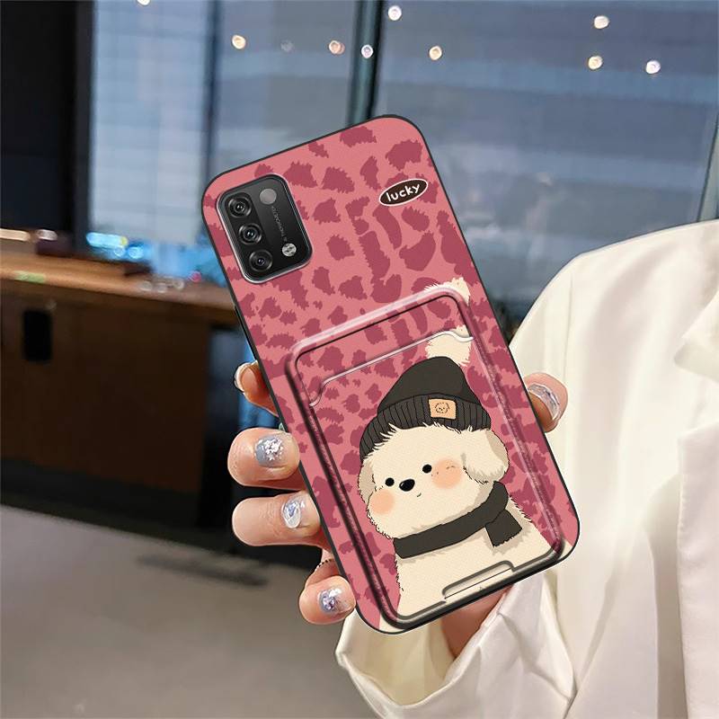 Back Cover Card slot Phone Case For UMIDIGI A11 Dirt-resistant Silicone Graffiti Cartoon Anti-dust Anti-knock Waterproof