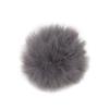 Lavalier Wind Muff Microphone Furry Windscreen Muff Lapel Microphone Cover 0.5cm  0.2inGray