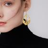 Ancient Egypt Style Earrings Featuring Egyptian Goddess Pattern Design Perfect for Cultural Enthusiasts and Daily Wear