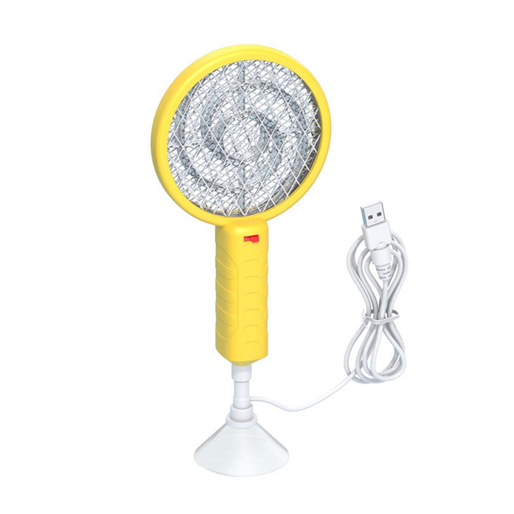 

Electric Mosquito Swatter Suction Cup Model USB Mosquito Repellent Device Ultraviolet Automatic Mosquito Lamp for Home Outdoor жовтий