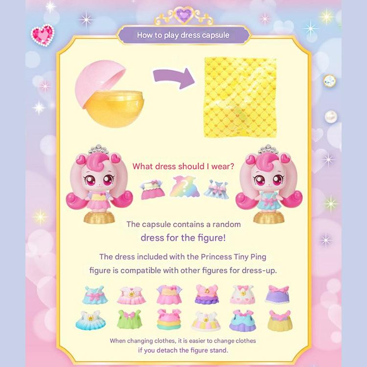 Princess Catch! Teenieping Season 6 Figure — Heartsping / Graceping / Claireping / Bonnyping  (4 Options)
