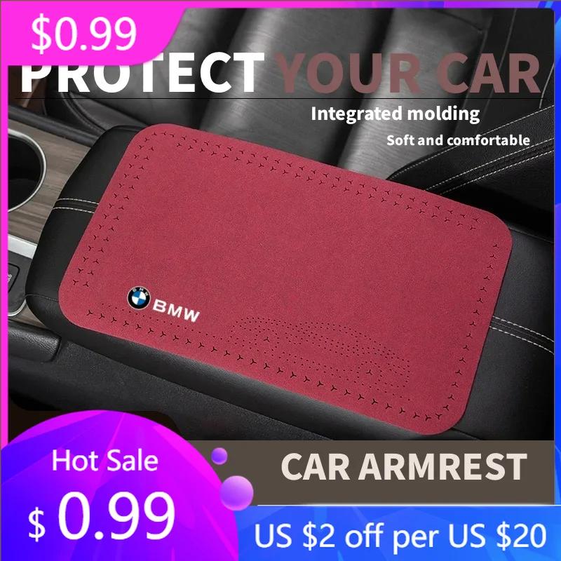 2025 Hot Car Center Console Covers Soft Armrest Mat Styling Accessories For BMW M X5 E70 X1 E84 F49 X7 V8 X2 F39 X3 E83 X6 E71 E