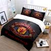 Manchester United Bedding Set Bedding Duvet Cover Set Duvet Cover Pillowcases Home Decor (1 * Duvet Cover 2 * Pillowcases, Without Duvet Insert)