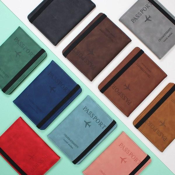 Oselle Passport Case Anti-skimming Passport Wallet Anti-hacking Name Tag