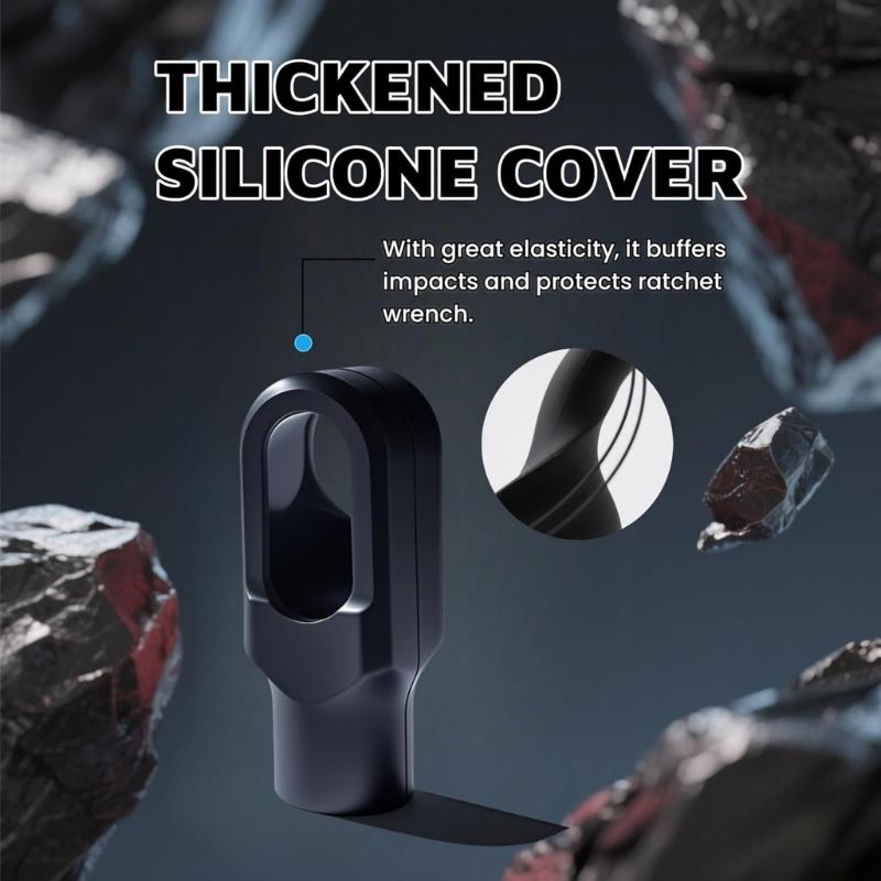 Impact Resistant Rubber Boot Power Tool Cover For 49-16-3050/3050-20 Extended Reach Ratchet Wrenches Protective Design