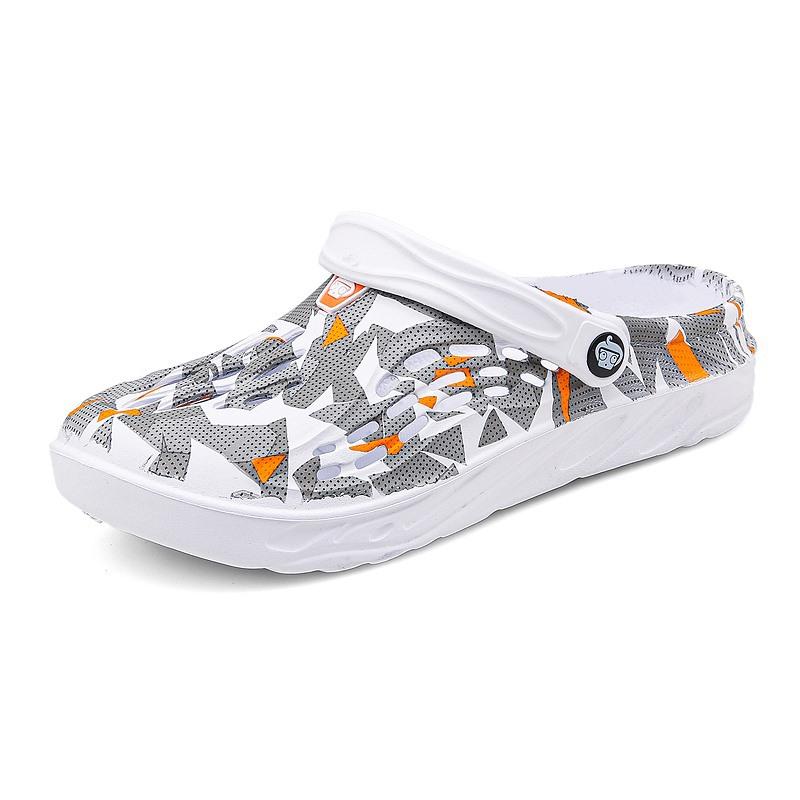 Summer Beach Sandals Couple Fashion Casual Slippers Breathable Non-Slip Outdoor Garden Shoes
