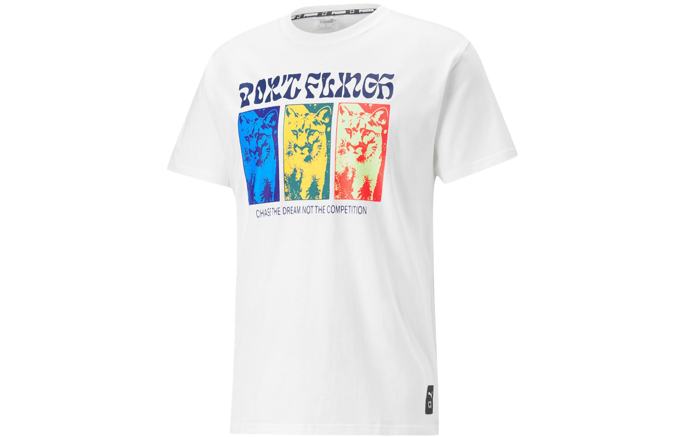 PUMA REBOUND T Shirt Men s White 536463-01 XL
