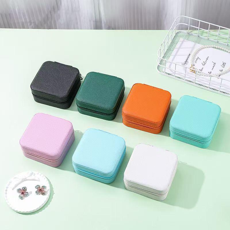 

Zipper Jewelry Box: Necklace & Ring Storage Gift Box