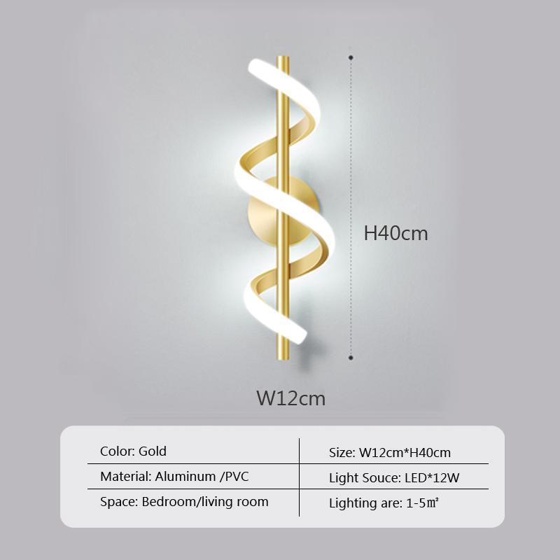 

Современный светодиодный настенный светильник для гостиной, столовой, спальни, прикроватный светильник для интерьера, креативный настенный декор, декоративные настенные светильники Warm White