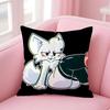 Cartoon F-Furry F-fandom Cushion Cover Comfortable Reversible Pillow Cover Ideal for Car Sofa Bedroom & Beyond