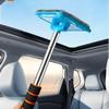 Car Windshield Glass Wiper Cleaner Telescopic 1 Set With Solid Metal Pole Auto Defogging Tool for Car Exterior Window Stain Removal