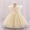 Kinder Baby Mädchen Kleidung Pailletten Großen Bogen Baby Mädchen Kleid 1. Geburtstag Party Hochzeit Kleid Für Mädchen Palast Prinzessin Kleider