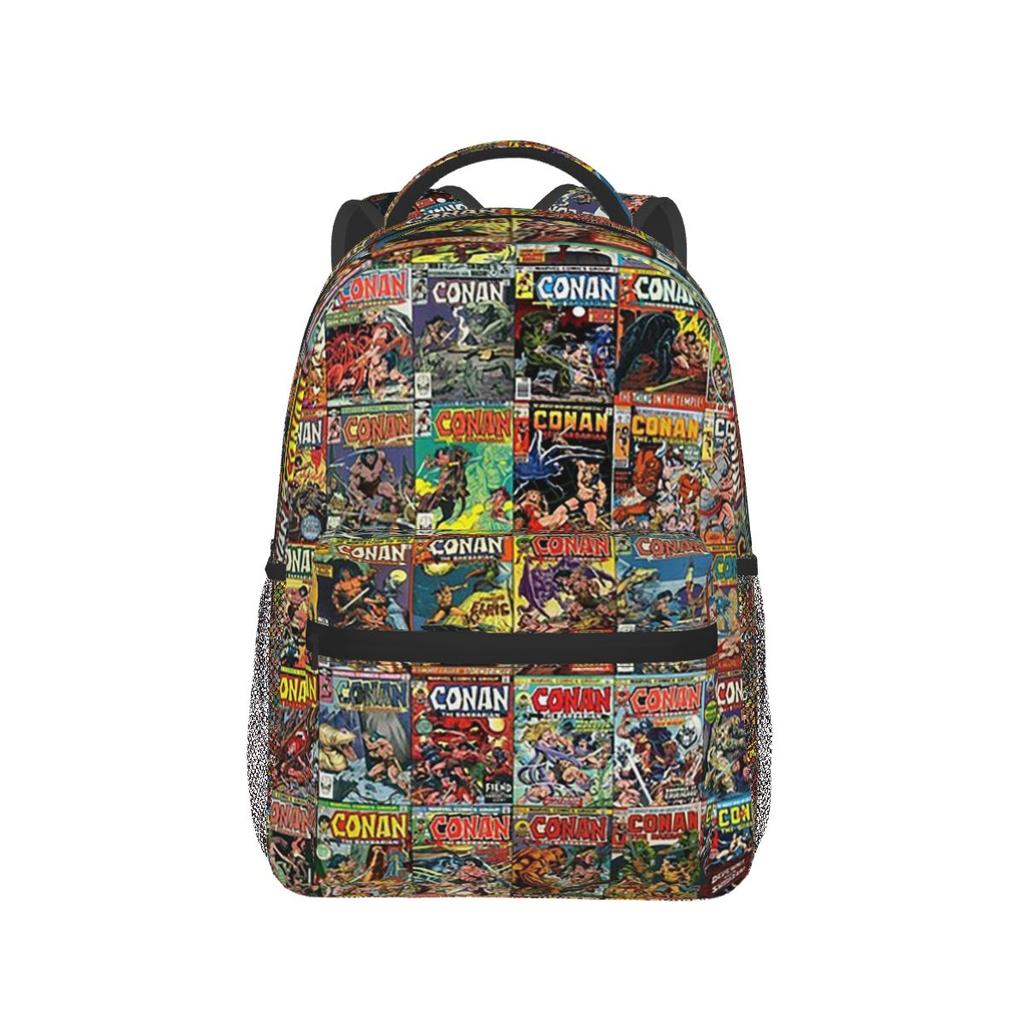Film Conan Der Barbar Rucksäcke Jungen Mädchen Schultasche Schüler Schultaschen Cartoon Kinder Rucksack Umhängetasche Große Kapazität