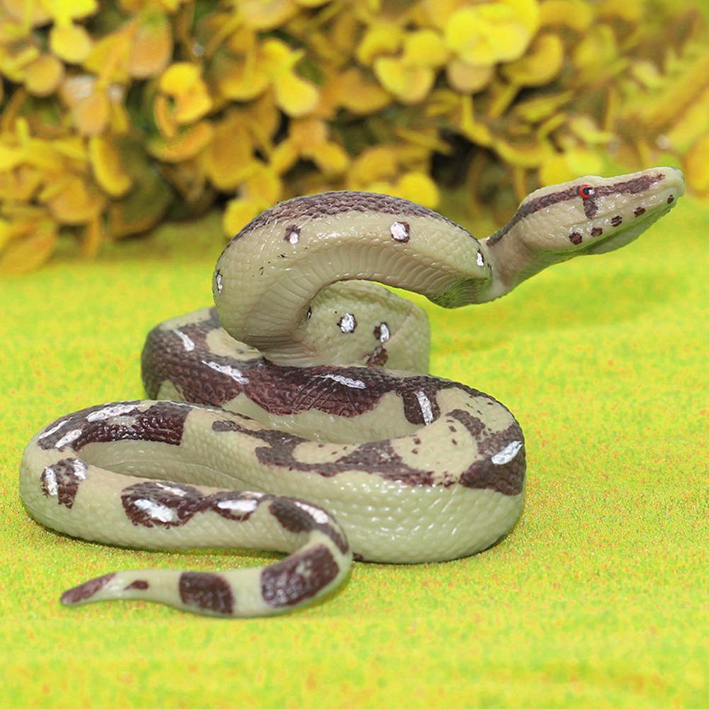 Halloween Realistic Rubber Snake Toy Creepy Snake Toy for Halloween Party Decoration