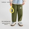 Balabala Boys' Autumn Casual Drawstring Tapered Pants
